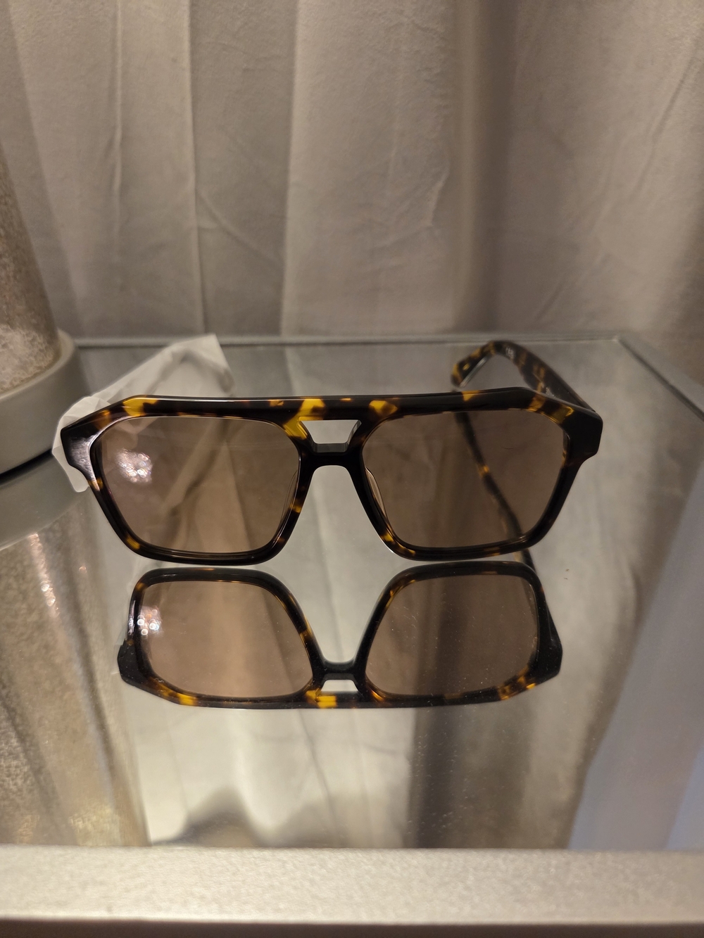 Quay Australia Tortoiseshell Brown Lens Oversized Sunglasses